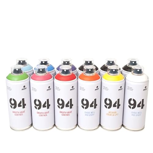 PROGAL COLORS MONTANA 94 Sprayset 12 x 400 ml Serie 94 + 10 Ersatzdüsen PROGAL COLORS MONTANA 94 Sprayset 12 x 400 ml Serie 94 + 10 Ersatzdüsen von PROGAL COLORS