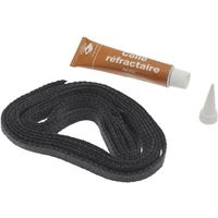 Hochtemperatur-Flachgeflecht D.15 x 3 mm, L.3m + Kleber von PROGALVA