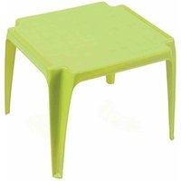 Progarden - Kindertisch, 50x50 cm, limegreen Vollkunststoff, Monoblock, stapelbar von Progarden