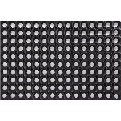 Progom - Ringgummimatte - Premium Fußmatte - 150cm x 100cm x 2.2cm - schwarz von PROGOM