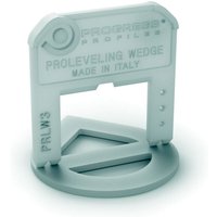 Proleveling Fliesen-Nivellierlasche Keilsystem Wedge 3 mm Fugenbreite 200 Stück Proleveling Fliesen-Nivellierlasche Keilsystem Wedge 3 mm Fugenbreite 200 Stück von PROGRESS PROFILES