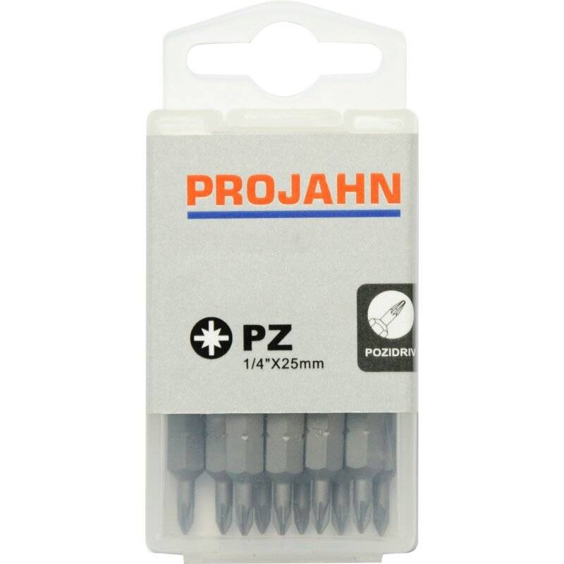 Projahn Bit 6,3 (1/4") für Kreuzschlitz-Schrauben PZ 4 x 25 mm - 10 Stück von PROJAHN Präzisionswerkzeuge GmbH