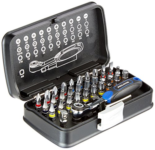 Projahn Color-Bit-Box 1/4" mit Mini-Bit-Knarre markierte Bits 33tlg., 4095 Projahn Color-Bit-Box 1/4" mit Mini-Bit-Knarre markierte Bits 33tlg., 4095 von Projahn