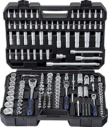 Projahn Proficraft Steckschlüssel Satz 182-tlg. (mit 6-Kant 1/4 Zoll & 3/8 Zoll & 1/2 Zoll Einsätze; Schrauberbits, Knarren 72 Zähne, Kunststoffkoffer) 8664 Projahn Proficraft Steckschlüssel Satz 182-tlg. (mit 6-Kant 1/4 Zoll & 3/8 Zoll & 1/2 Zoll Einsätze; Schrauberbits, Knarren 72 Zähne, Kunststoffkoffer) 8664 von Projahn