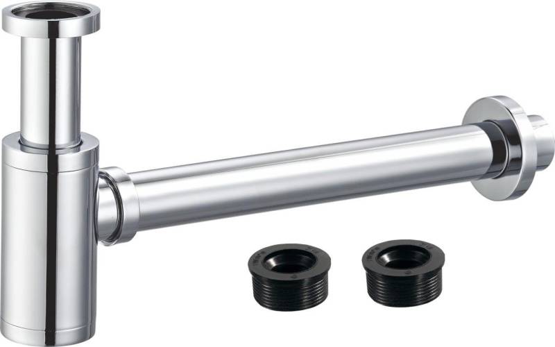 PROKIRA Ablaufgarnitur Design Röhrensiphon inkl. Gummidichtungen von PROKIRA