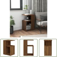 Prolenta Premium - The Living Store Beistelltisch Braun Eichen-Optik 36x30x56 cm Holzwerkstoff - Beistelltisch - Wohnzimmermöbel - Esszimmermöbel von PROLENTA PREMIUM