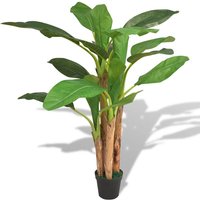 Prolenta Premium - Künstlicher Bananenbaum mit Topf 175 cm Grün - Grün von PROLENTA PREMIUM