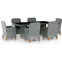 Maison Exclusive 7-tlg. Garten-Essgruppe mit Auflagen Poly Rattan Maison Exclusive 7-tlg. Garten-Essgruppe mit Auflagen Poly Rattan von PROLENTA PREMIUM