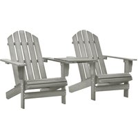 Maison Exclusive Adirondack-Gartenstühle mit Tisch Massivholz Maison Exclusive Adirondack-Gartenstühle mit Tisch Massivholz von PROLENTA PREMIUM