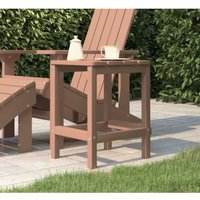 Maison Exclusive Adirondack-Gartentisch Braun 38x38x46 cm HDPE Maison Exclusive Adirondack-Gartentisch Braun 38x38x46 cm HDPE von PROLENTA PREMIUM
