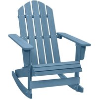 Maison Exclusive Adirondack-Schaukelstuhl Massivholz Tanne Blau Maison Exclusive Adirondack-Schaukelstuhl Massivholz Tanne Blau von PROLENTA PREMIUM