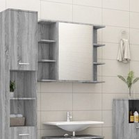 Maison Exclusive Bad-Spiegelschrank Grau Sonoma 80x20,5x64 cm Maison Exclusive Bad-Spiegelschrank Grau Sonoma 80x20,5x64 cm von PROLENTA PREMIUM