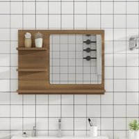 Maison Exclusive Badspiegel Braun Eiche-Optik 60x10,5x45 cm Maison Exclusive Badspiegel Braun Eiche-Optik 60x10,5x45 cm von PROLENTA PREMIUM