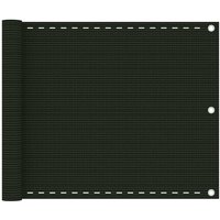Maison Exclusive Balkon Sichtschutz Dunkelgrün 75x600 cm HDPE von PROLENTA PREMIUM