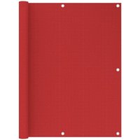 Maison Exclusive Balkon-Sichtschutz Rot 120x400 cm HDPE Maison Exclusive Balkon-Sichtschutz Rot 120x400 cm HDPE von PROLENTA PREMIUM
