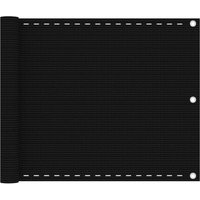 Maison Exclusive Balkon-Sichtschutz Schwarz 75x500 cm HDPE Maison Exclusive Balkon-Sichtschutz Schwarz 75x500 cm HDPE von PROLENTA PREMIUM
