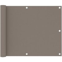 Maison Exclusive Balkon-Sichtschutz Taupe 75x600 cm Oxford-Gewebe Maison Exclusive Balkon-Sichtschutz Taupe 75x600 cm Oxford-Gewebe von PROLENTA PREMIUM
