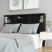 Maison Exclusive Bett-Kopfteil mit Ablagen Schwarz 160x19x103,5 Maison Exclusive Bett-Kopfteil mit Ablagen Schwarz 160x19x103,5 von PROLENTA PREMIUM
