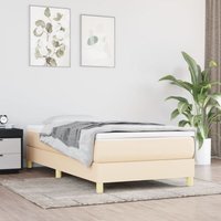 Maison Exclusive Boxspringbettgestell Creme 80x200 cm Stoff Maison Exclusive Boxspringbettgestell Creme 80x200 cm Stoff von PROLENTA PREMIUM