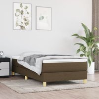 Maison Exclusive Boxspringbettgestell Dunkelbraun 90x200 cm Stoff Maison Exclusive Boxspringbettgestell Dunkelbraun 90x200 cm Stoff von PROLENTA PREMIUM