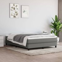 Maison Exclusive Boxspringbettgestell Dunkelgrau 140x200 cm Stoff Maison Exclusive Boxspringbettgestell Dunkelgrau 140x200 cm Stoff von PROLENTA PREMIUM