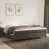 Maison Exclusive Boxspringbettgestell Dunkelgrau 200x200 cm Samt Maison Exclusive Boxspringbettgestell Dunkelgrau 200x200 cm Samt von PROLENTA PREMIUM