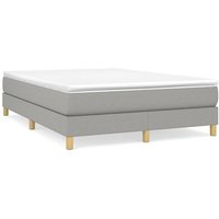 Maison Exclusive Boxspringbettgestell Hellgrau 140x200 cm Stoff Maison Exclusive Boxspringbettgestell Hellgrau 140x200 cm Stoff von PROLENTA PREMIUM
