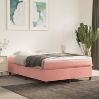 Maison Exclusive Boxspringbettgestell Rosa 140x190 cm Samt Maison Exclusive Boxspringbettgestell Rosa 140x190 cm Samt von PROLENTA PREMIUM