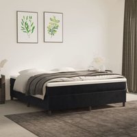 Maison Exclusive Boxspringbettgestell Schwarz 180x200 cm Samt Maison Exclusive Boxspringbettgestell Schwarz 180x200 cm Samt von PROLENTA PREMIUM