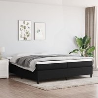 Maison Exclusive Boxspringbettgestell Schwarz 200x200 cm Stoff Maison Exclusive Boxspringbettgestell Schwarz 200x200 cm Stoff von PROLENTA PREMIUM