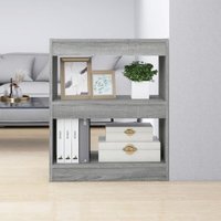 Maison Exclusive Bücherregal/Raumteiler Grau Sonoma 60x30x72 cm von PROLENTA PREMIUM