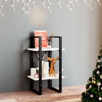 Maison Exclusive Bücherregal 2 Böden Weiß 40x30x70 cm Massivholz Maison Exclusive Bücherregal 2 Böden Weiß 40x30x70 cm Massivholz von PROLENTA PREMIUM