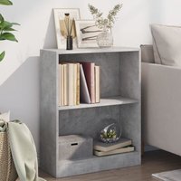 Maison Exclusive Bücherregal Betongrau 60x24x76 cm Holzwerkstoff von PROLENTA PREMIUM