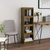 Maison Exclusive Bücherregal Raumteiler 40x30x135,5 cm Massivholz von PROLENTA PREMIUM