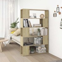 Maison Exclusive Bücherregal Raumteiler Sonoma-Eiche 100x24x155 von PROLENTA PREMIUM