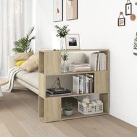 Maison Exclusive Bücherregal Raumteiler Sonoma-Eiche 100x24x94 cm von PROLENTA PREMIUM