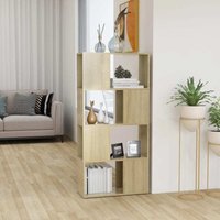 Maison Exclusive Bücherregal Raumteiler Sonoma-Eiche von PROLENTA PREMIUM