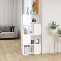 Maison Exclusive Bücherregal Raumteiler Weiß 60x24x124,5cm von PROLENTA PREMIUM