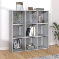 Maison Exclusive Bücherschrank Grau Sonoma-Eiche 98x29x97,5 cm von PROLENTA PREMIUM