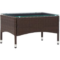 Maison Exclusive Couchtisch Braun 60x40x36 cm Poly Rattan Maison Exclusive Couchtisch Braun 60x40x36 cm Poly Rattan von PROLENTA PREMIUM