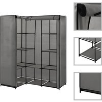 Maison Exclusive Eckkleiderschrank Grau 130 x 87 x 169 cm Maison Exclusive Eckkleiderschrank Grau 130 x 87 x 169 cm von PROLENTA PREMIUM