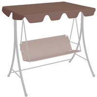 Maison Exclusive Ersatzdach für Hollywoodschaukel Braun von PROLENTA PREMIUM