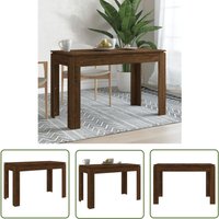 The Living Store Esstisch Braun Eichen-Optik 120x60x76 cm Holzwerkstoff - Esstisch - Holztisch - Küchentisch - Eßtisch - Wohnzimmertisch The Living Store Esstisch Braun Eichen-Optik 120x60x76 cm Holzwerkstoff - Esstisch - Holztisch - Küchentisch - Eßtisch - Wohnzimmertisch von PROLENTA PREMIUM