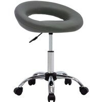 Maison Exclusive Esszimmerstuhl Drehbar Grau Kunstleder von PROLENTA PREMIUM