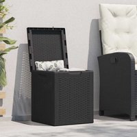 Maison Exclusive Garten-Aufbewahrungsbox 90 L Schwarz PP Rattan von PROLENTA PREMIUM