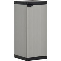 Maison Exclusive Garten-Lagerschrank mit 1 Boden Grau und Schwarz Maison Exclusive Garten-Lagerschrank mit 1 Boden Grau und Schwarz von PROLENTA PREMIUM