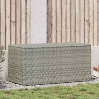 Maison Exclusive Gartenbox Poly Rattan 100x50x50 cm Grau Maison Exclusive Gartenbox Poly Rattan 100x50x50 cm Grau von PROLENTA PREMIUM