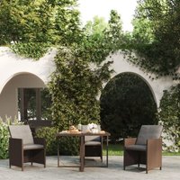 Maison Exclusive Gartentisch Braun 109x107x74 cm Poly Rattan und Maison Exclusive Gartentisch Braun 109x107x74 cm Poly Rattan und von PROLENTA PREMIUM