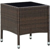Maison Exclusive Gartentisch Braun 40x40x45 cm Poly Rattan Maison Exclusive Gartentisch Braun 40x40x45 cm Poly Rattan von PROLENTA PREMIUM