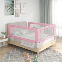 Maison Exclusive Kleinkind-Bettschutzgitter Rosa 150x25 cm Stoff Maison Exclusive Kleinkind-Bettschutzgitter Rosa 150x25 cm Stoff von PROLENTA PREMIUM